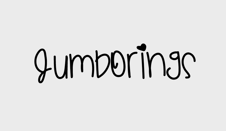 JumboRings font big