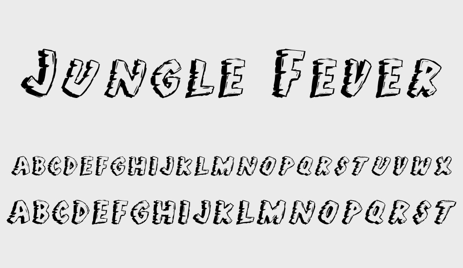 Jungle Fever font