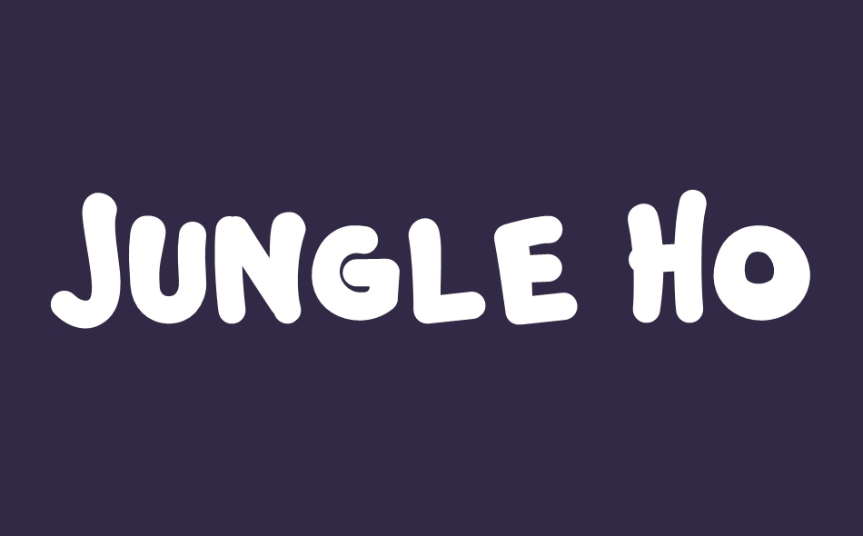 Jungle Hope font big