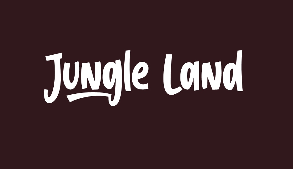 Jungle Land font big