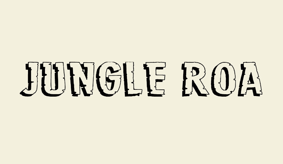 Jungle Roar font big