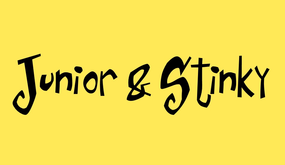 Junior & Stinky font big