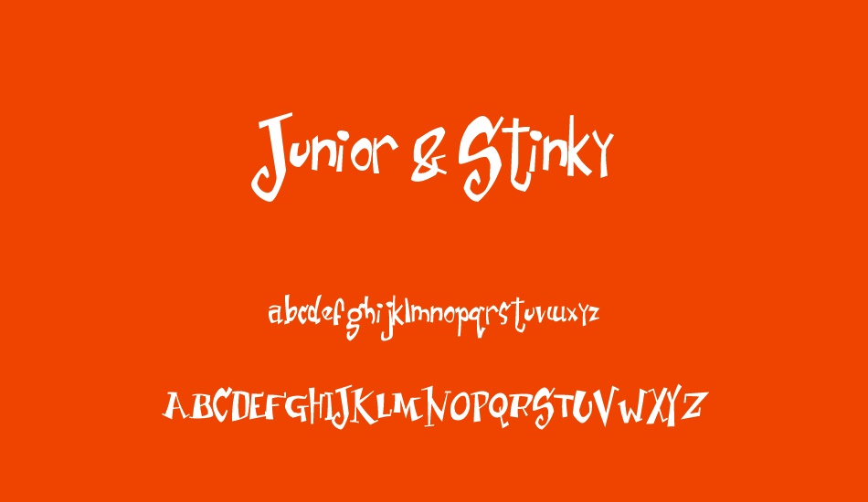 Junior & Stinky font