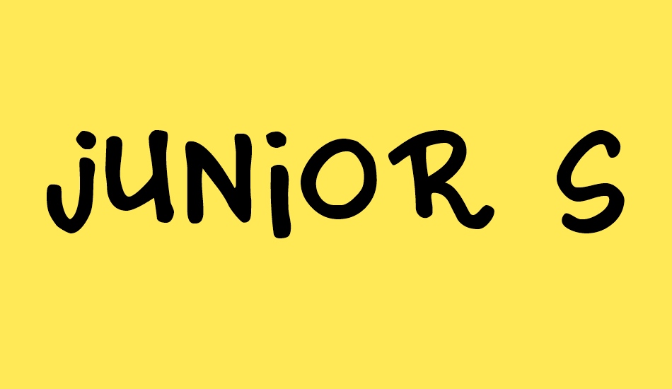 Junior Star font big