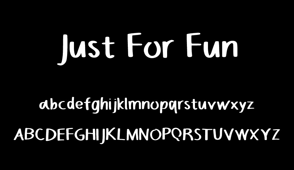 Just For Fun font