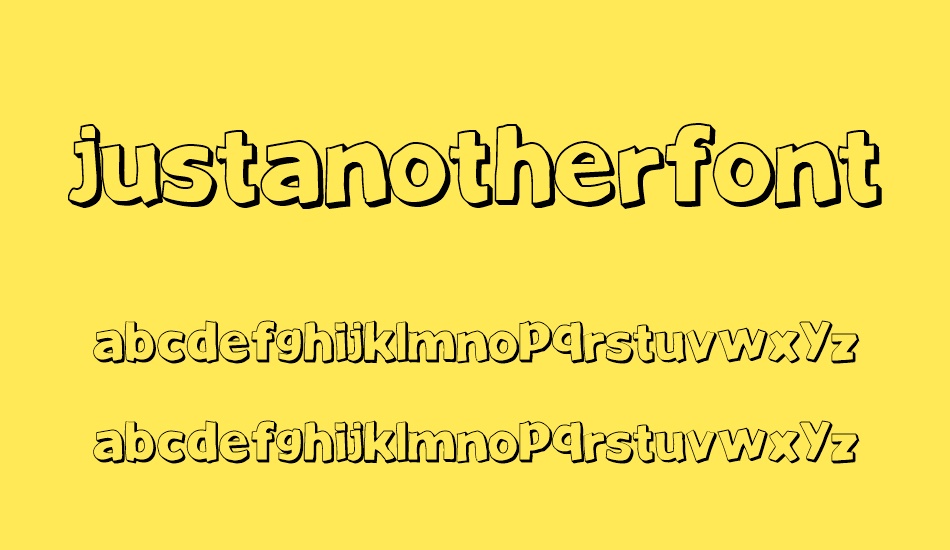 JustAnotherFont font