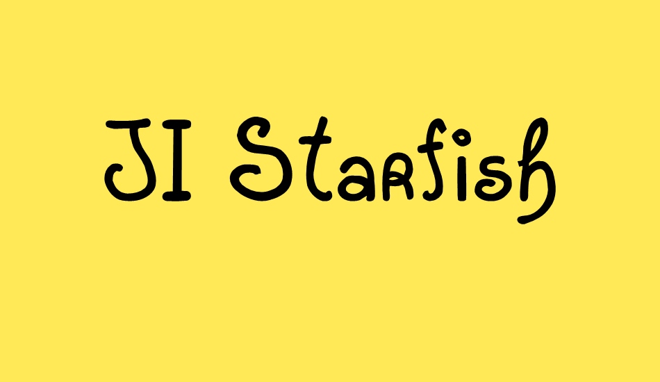 JI Starfish font big