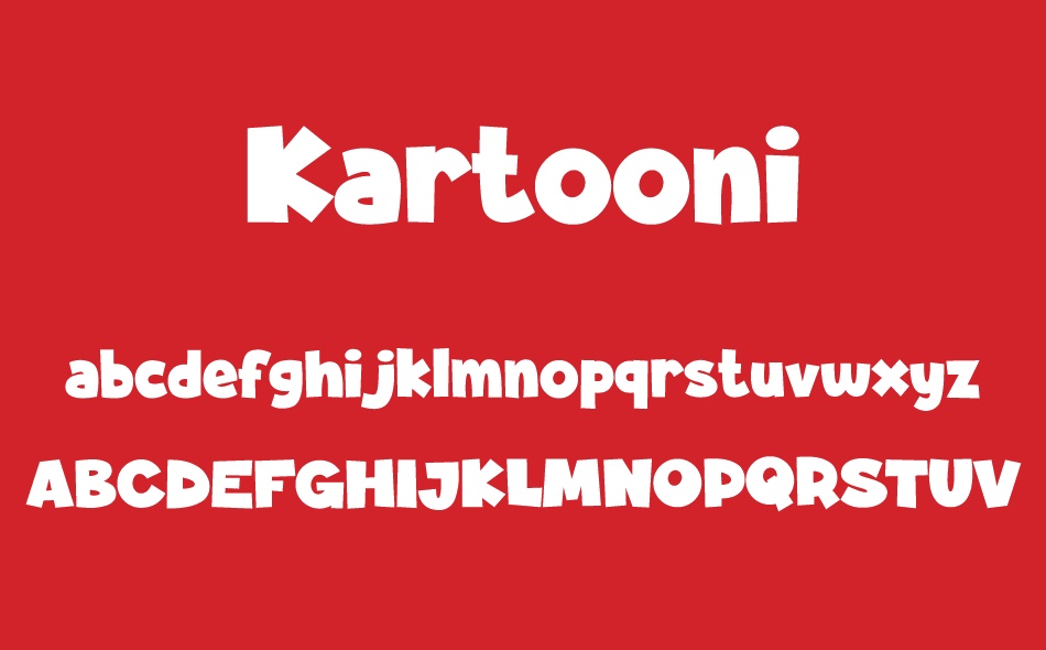 Kartooni font