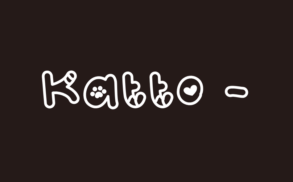 Katto font big