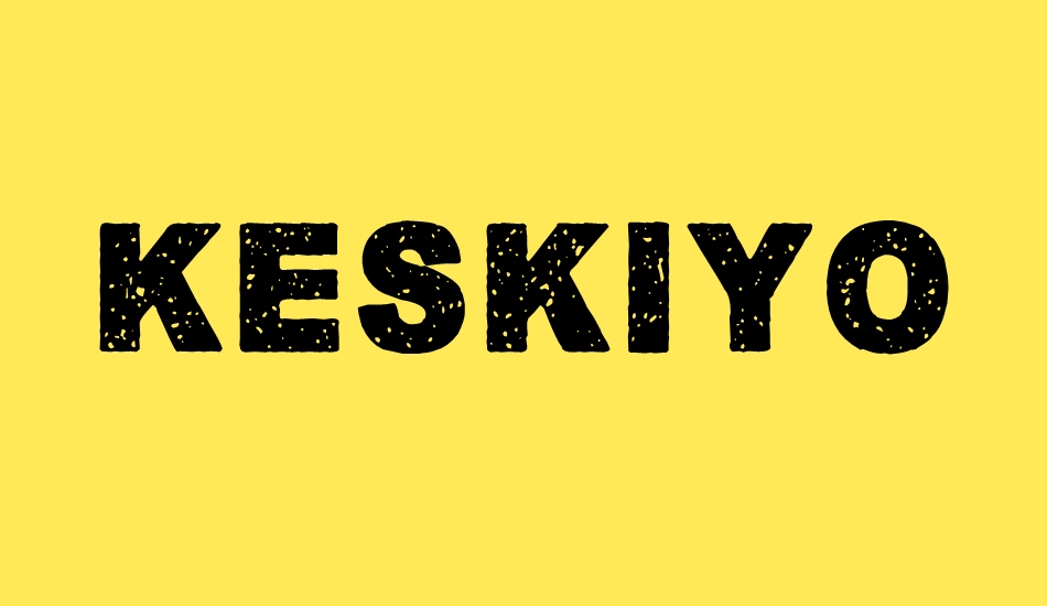 keskiyon-lumisade font big