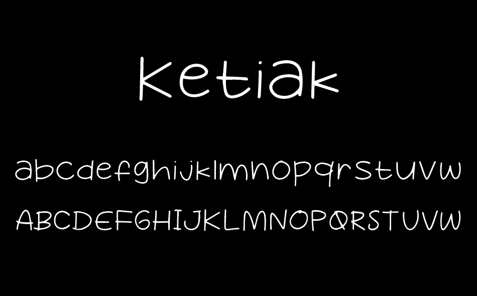 Ketiak font