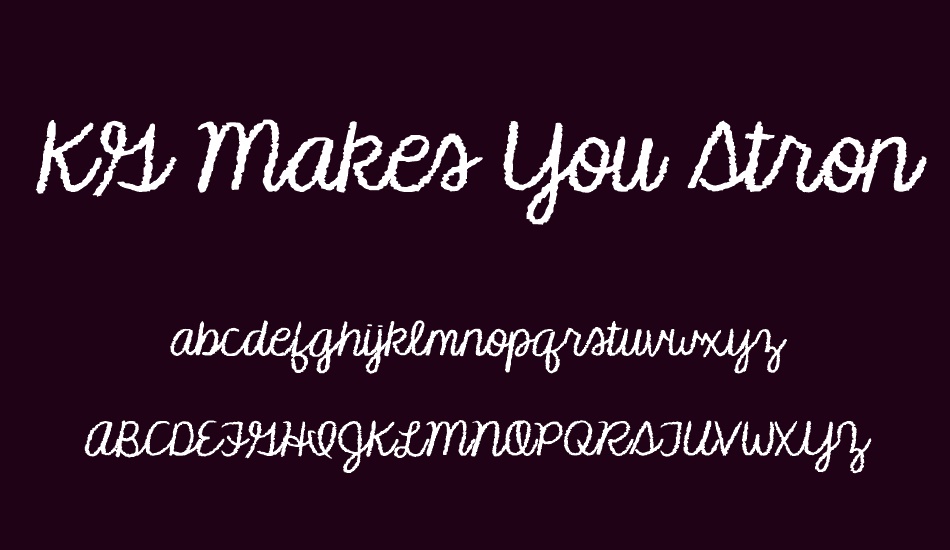 kg-makes-you-stronger font