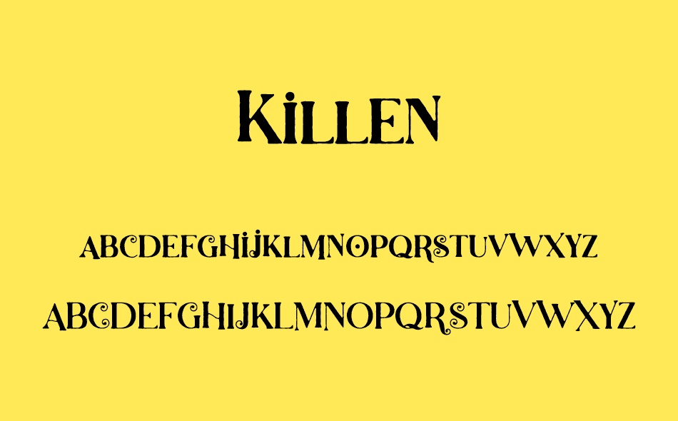 Killen font