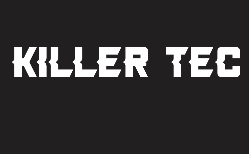 Killer Tech font big