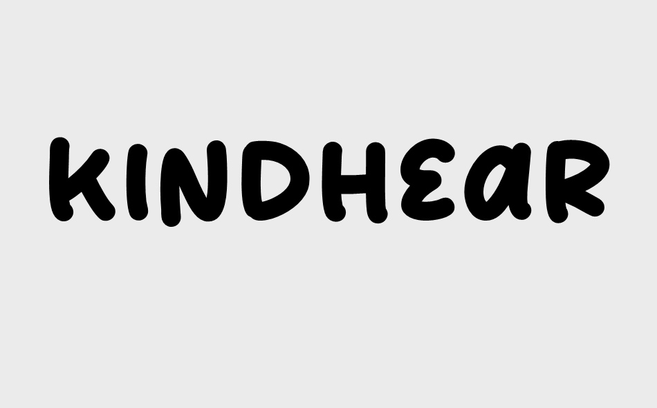 Kindheart font big