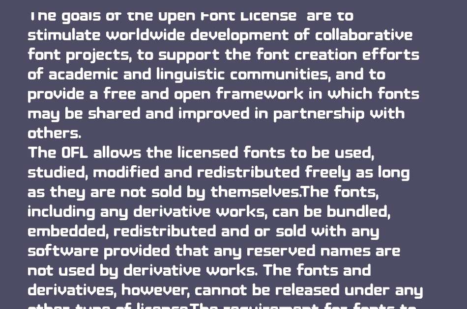 Kinesthesia font 1