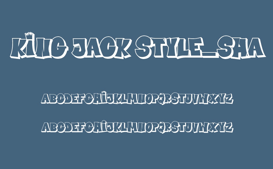 King Jack Style font