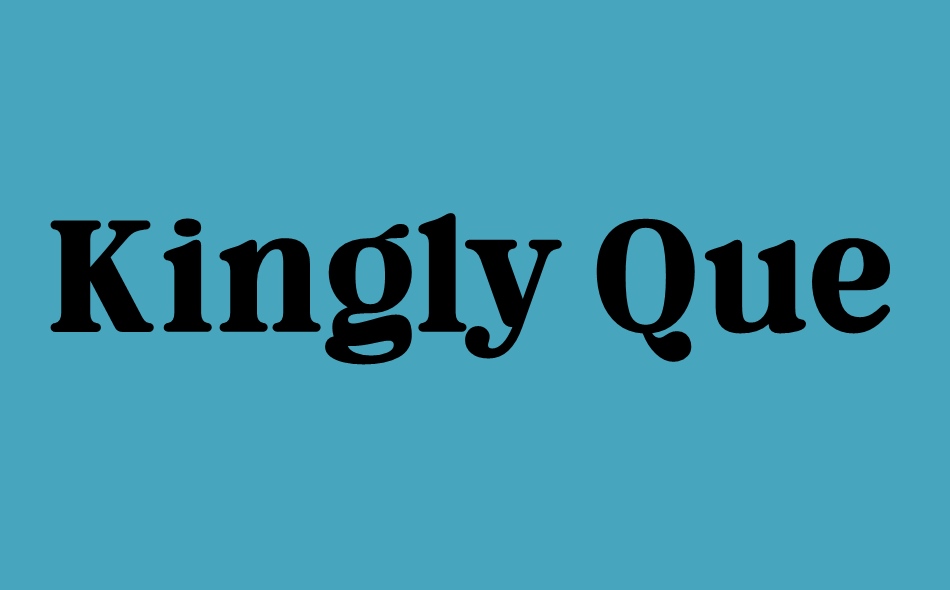 Kingly Queen font big