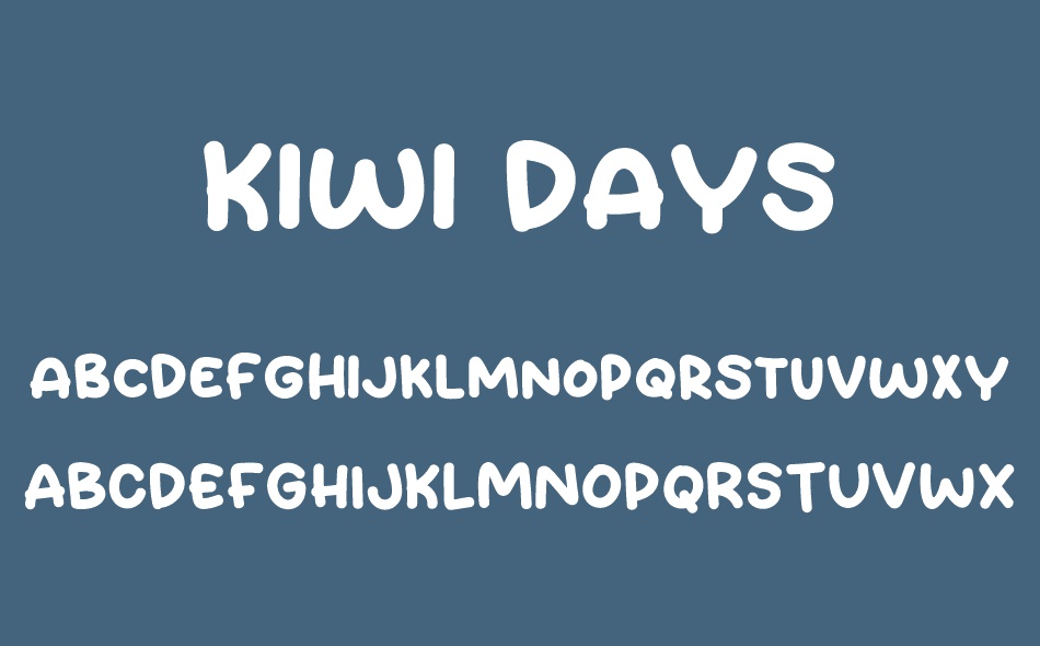 Kiwi Days font