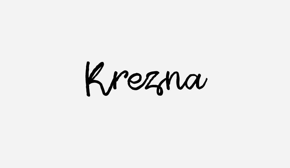 krezna font big