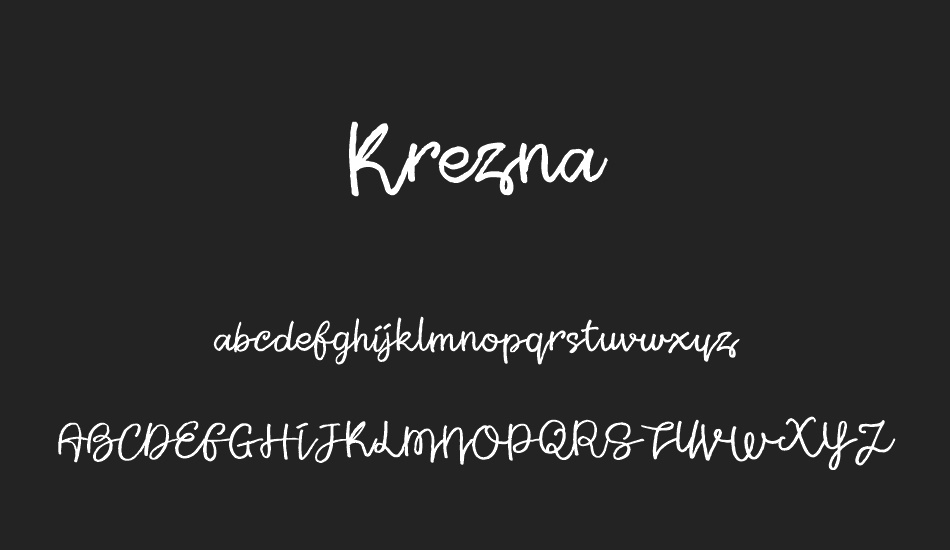 krezna font