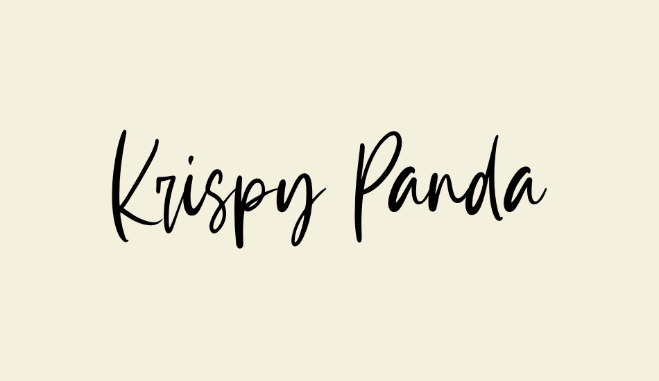 krispy-panda font big