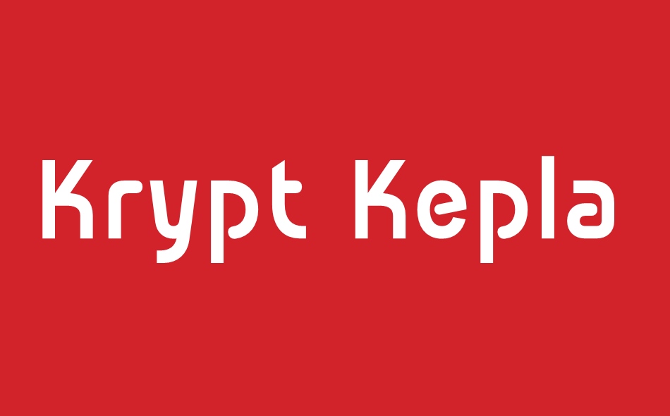 Krypt Keplar font big