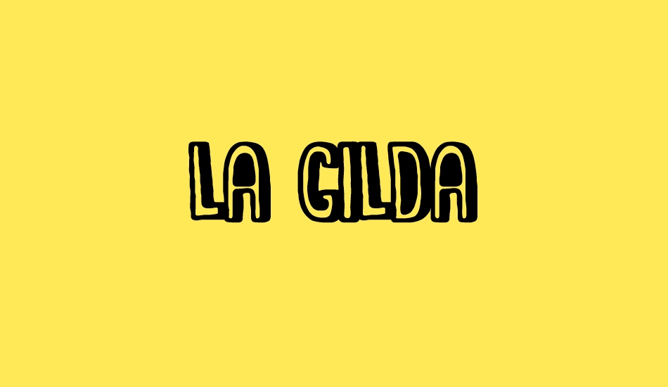 La Gilda font big