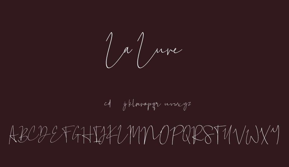 La Lune font