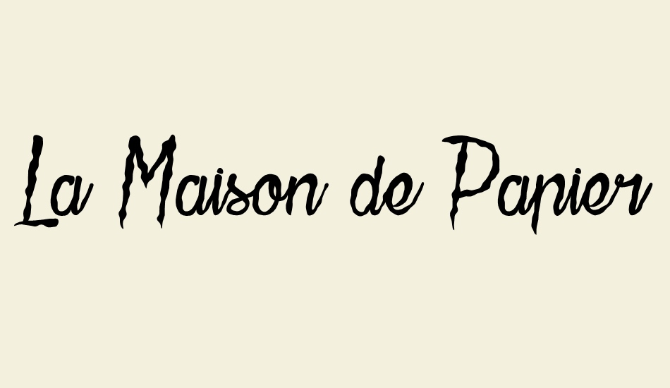 La Maison de Papier font big