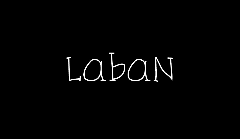 Laban font big