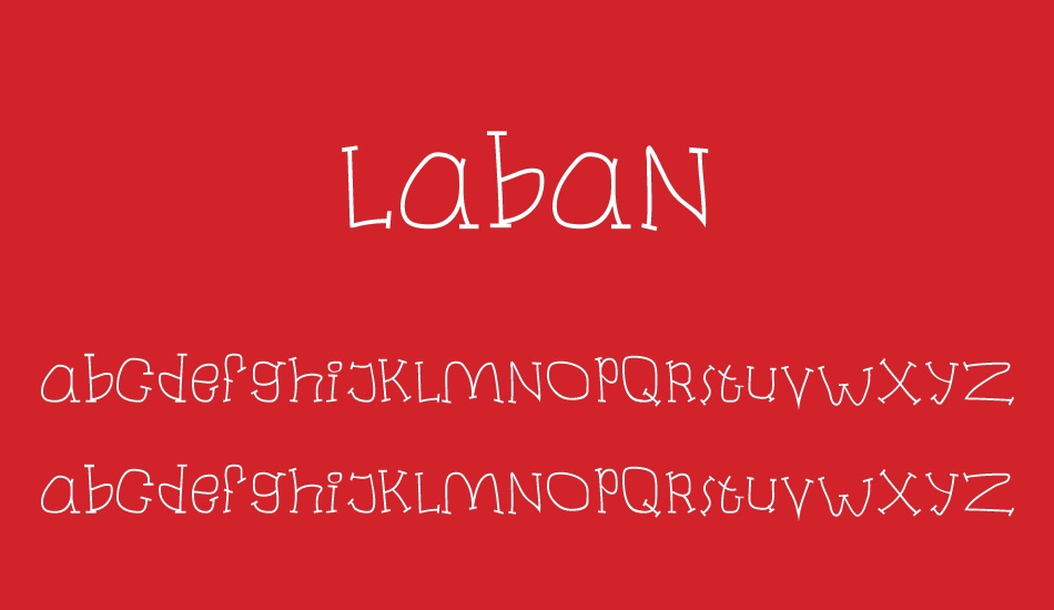 Laban font