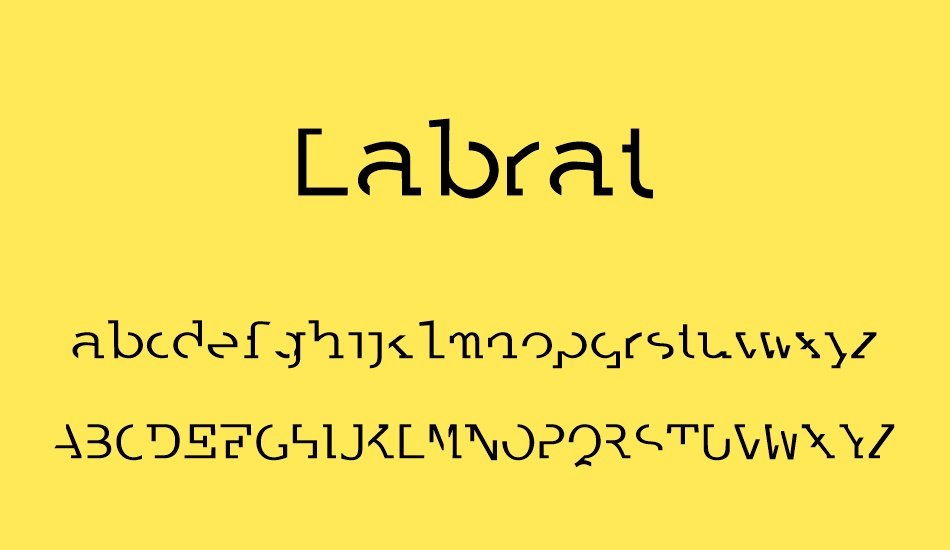 Labrat font