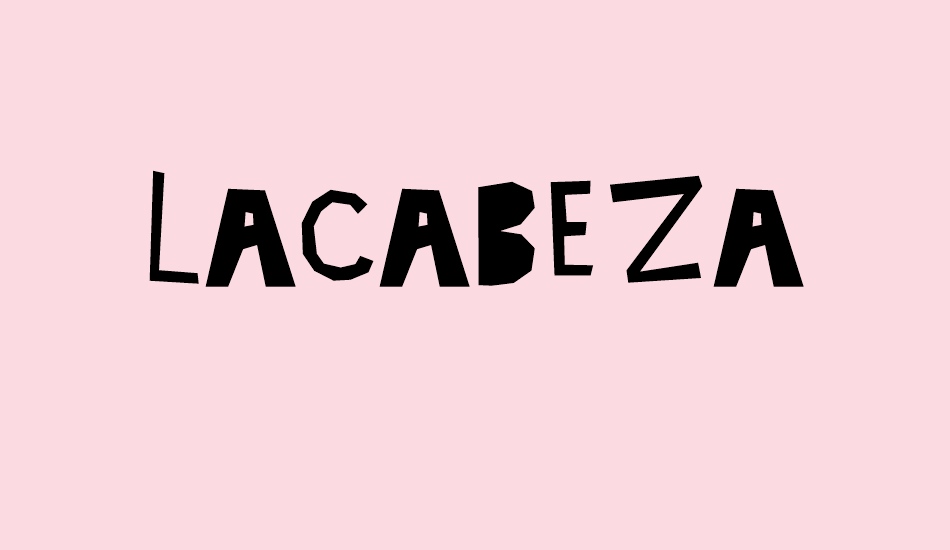 lacabeza font big