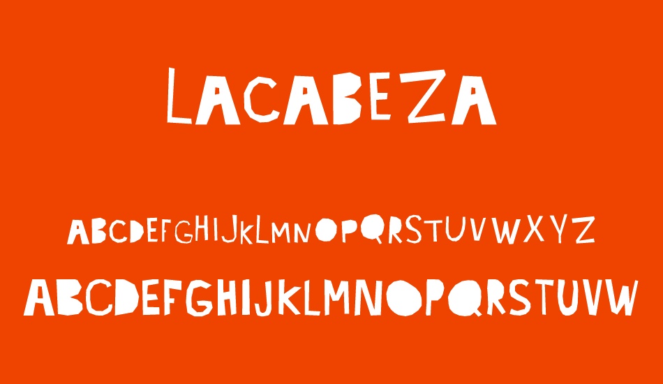 lacabeza font