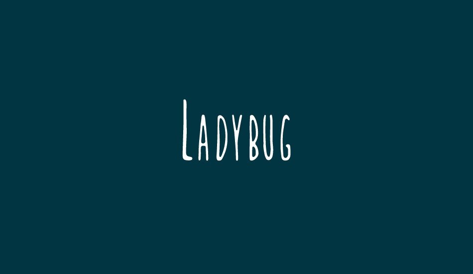 Ladybug font big