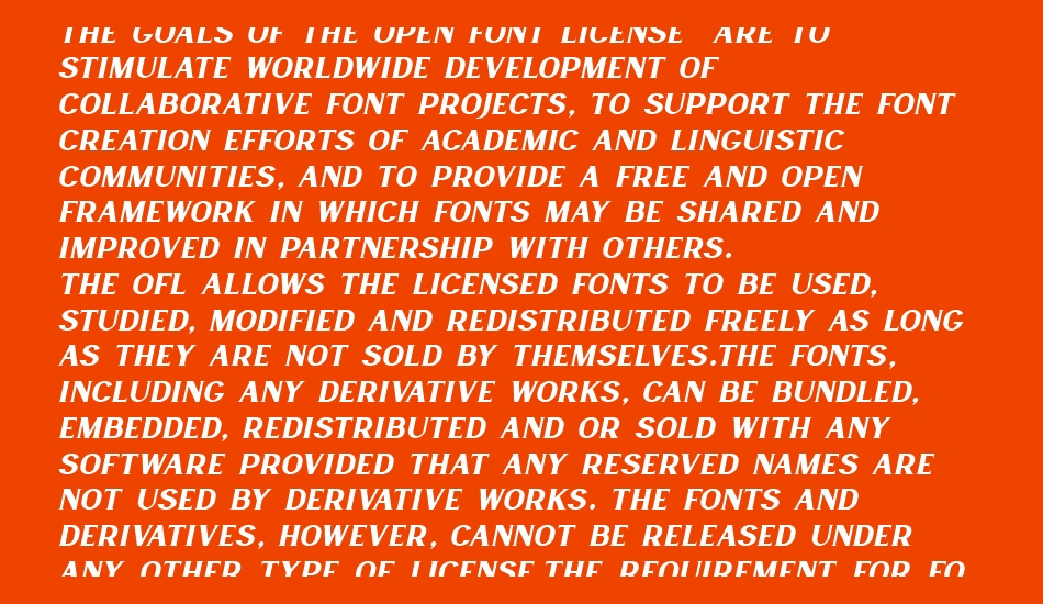 Lancaste Serif Slant Demo font 1