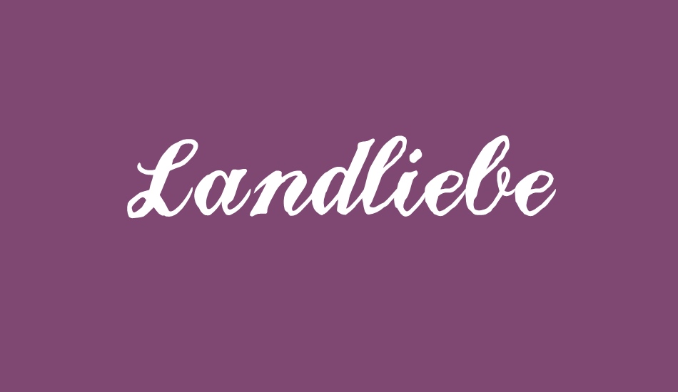 Landliebe font big