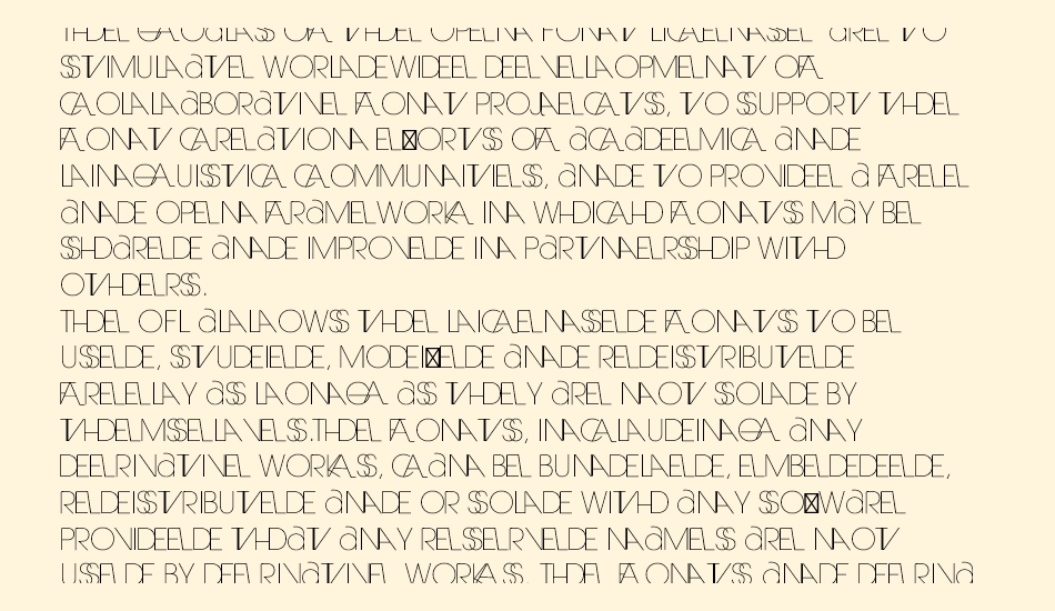 Laranjha Pro Fraco font 1