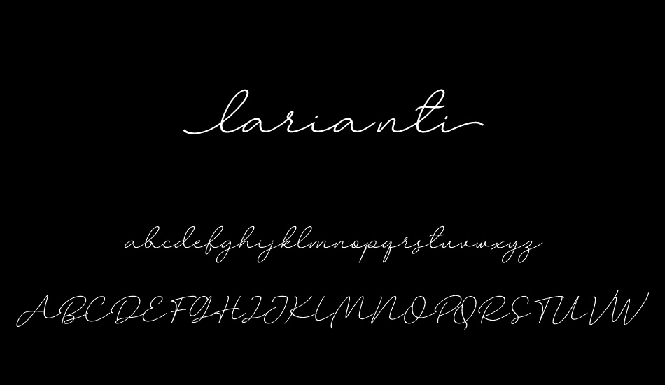 Larianti font