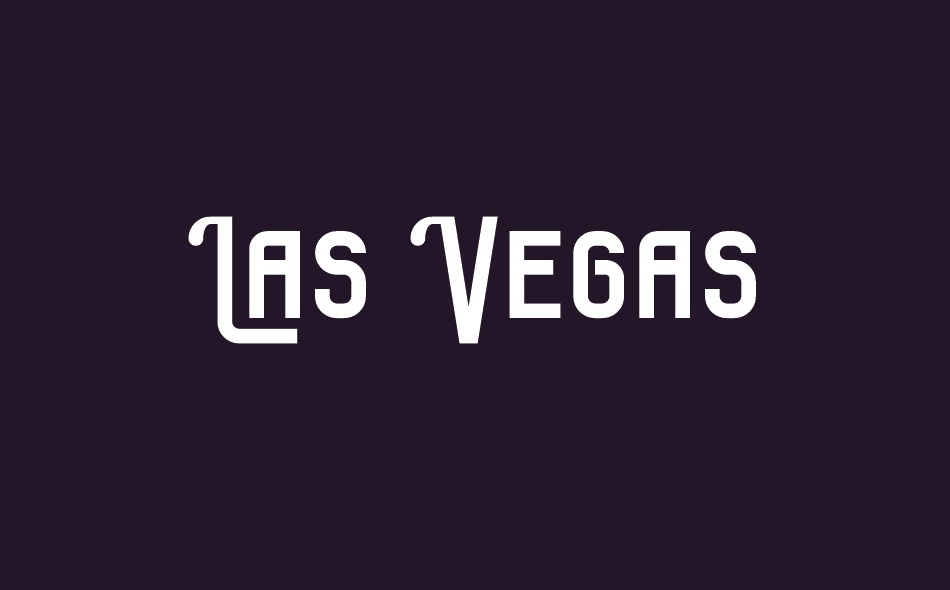 Las Vegas font big