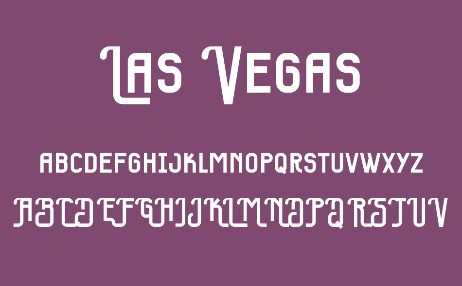 las-vegas-free-font