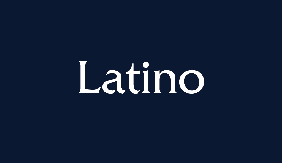 Latino font big