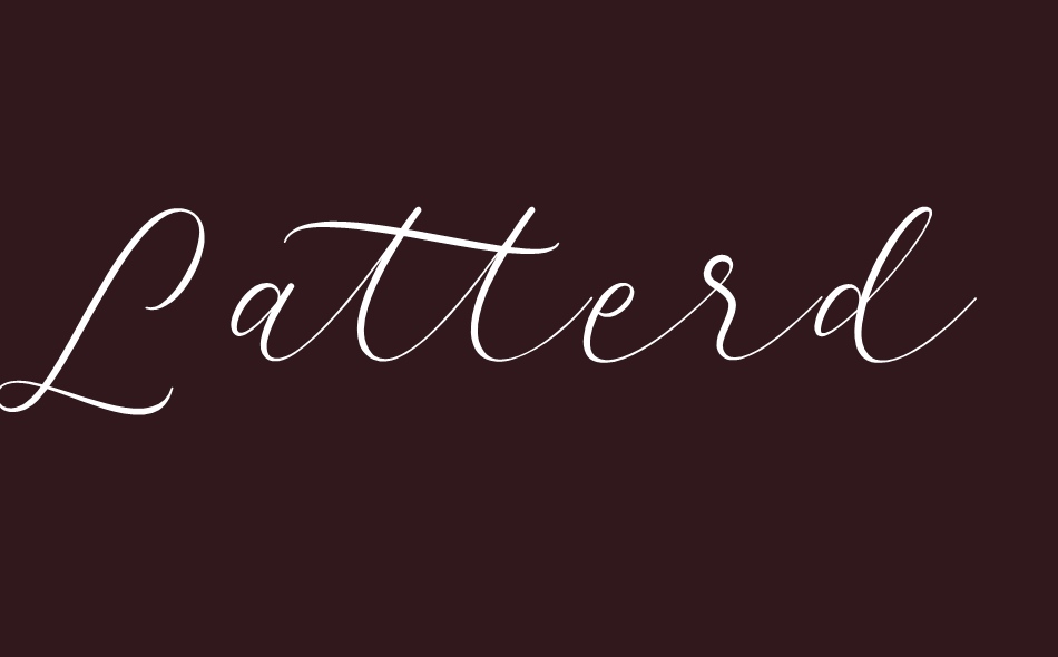 Latterday font big