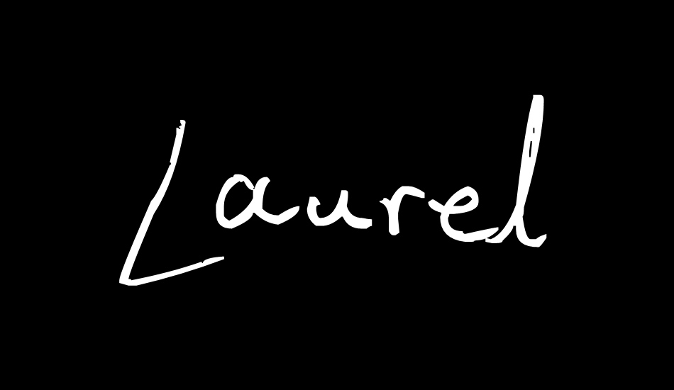 Laurel font big