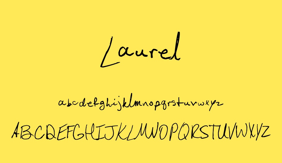 Laurel font