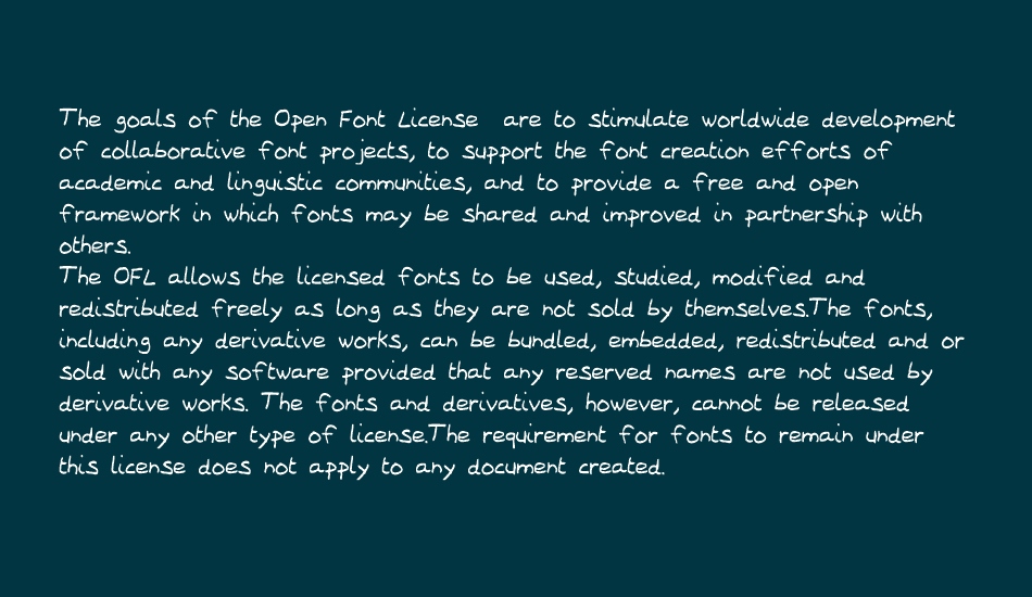 LaureneScriptFont font 1