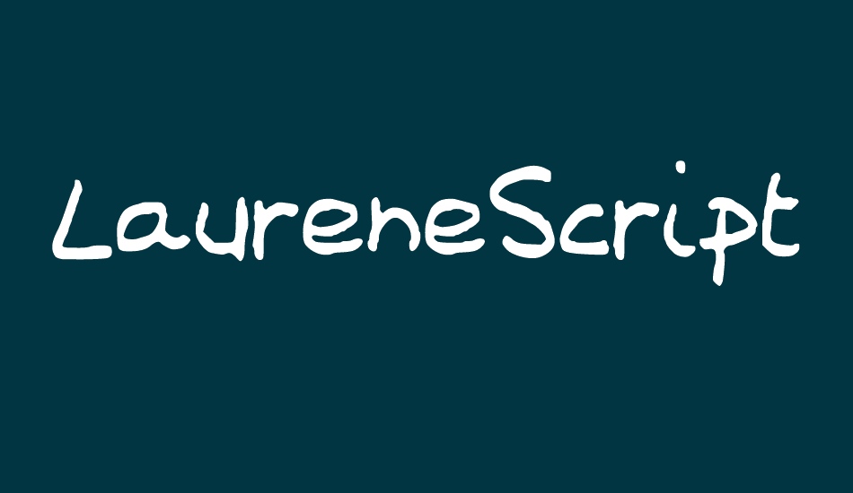 LaureneScriptFont font big