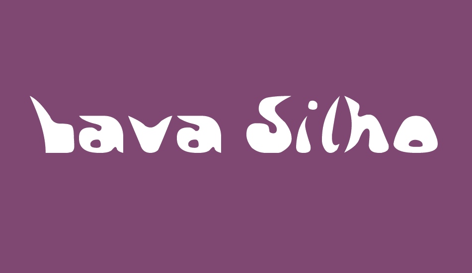 Lava Silhouettes font big