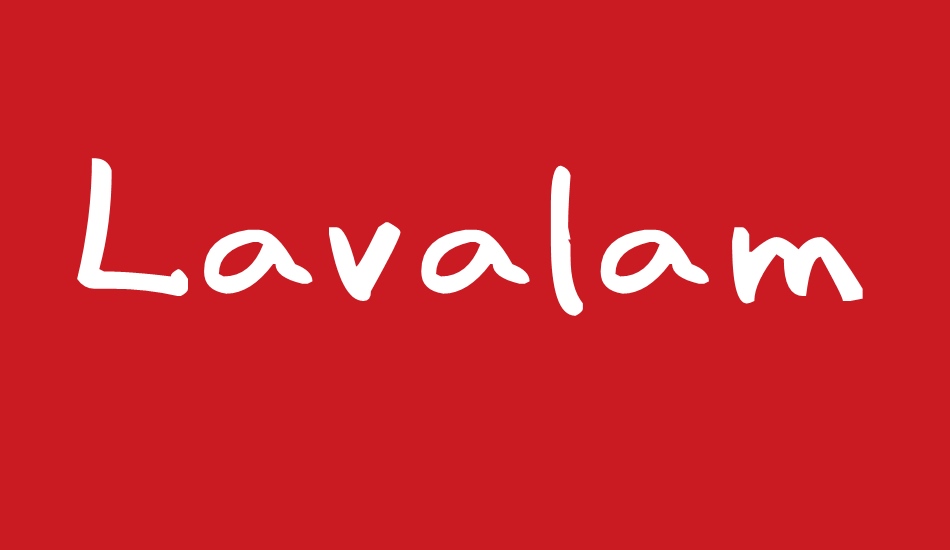 Lavalamp font big